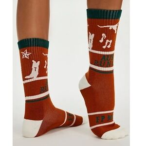 NWT FP Movement Austin Run Club Tube Socks.  Buy Now Priced